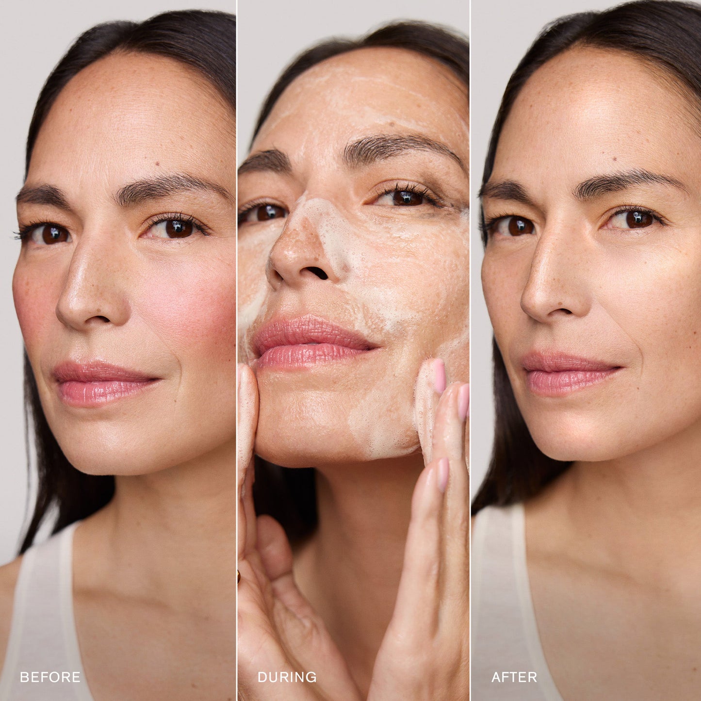 ✨Great Skin Double Cleanse🔥 A bi-phase, foaming cleanser that effectively removessunscreen and face makeup while providing gentle dailyexfoliation for skin that feels soft and smooth-neverstripped.