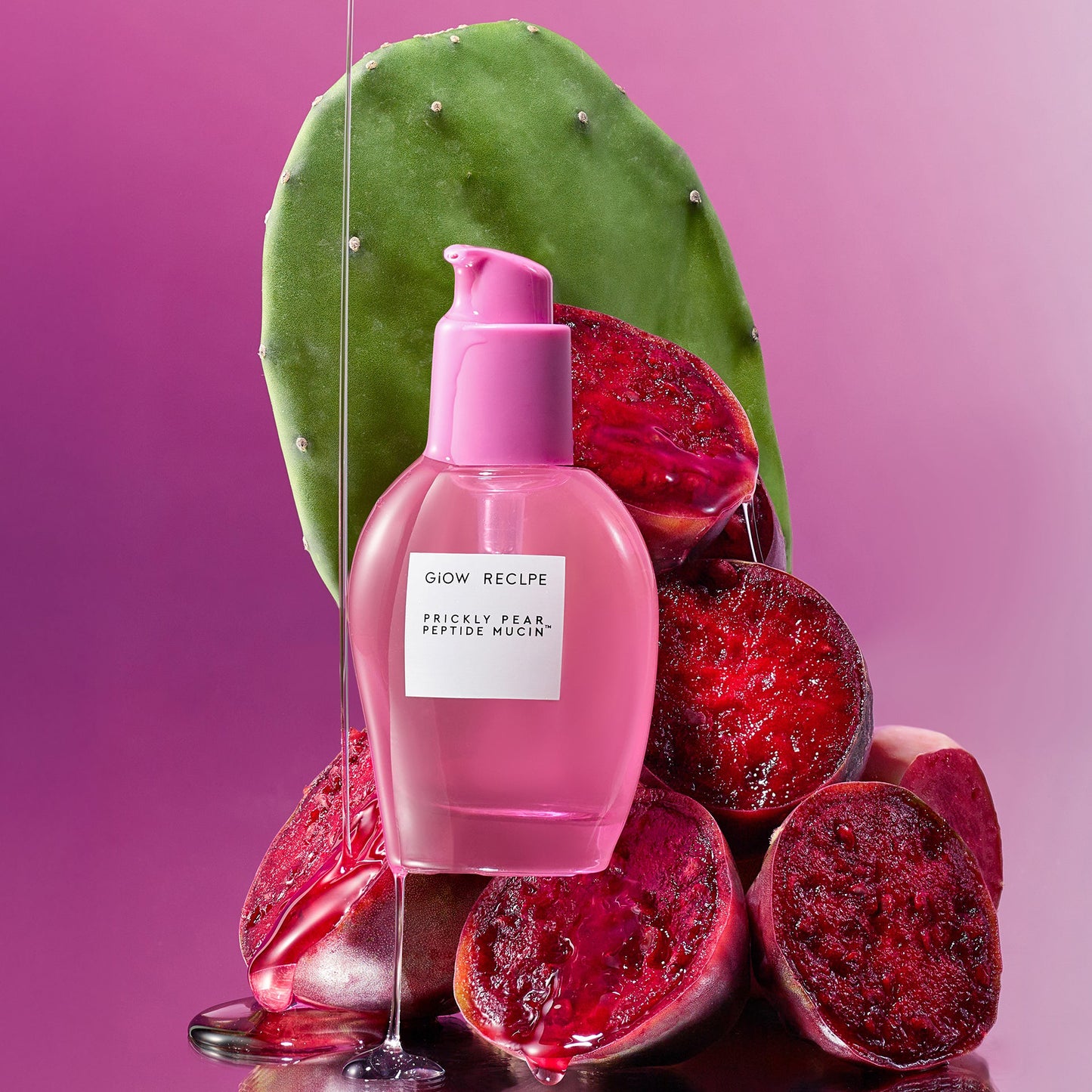 🔥Prickly Pear Peptide Mucin✨ This vegan “snail" mucin serum delivers visible bounce &amp; deep hydration with 81%cactus-derived mucin + bio-active peptides for supple, smooth, resilient skin.✨.