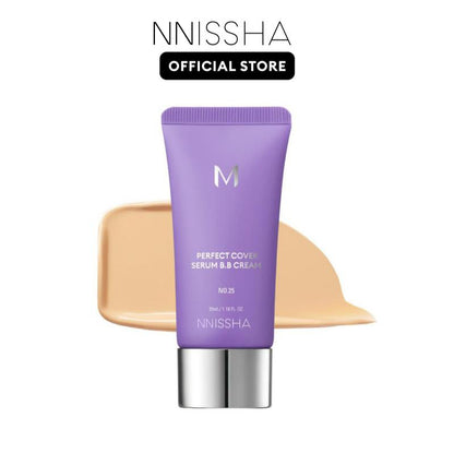 🔥Perfect Cover Serum BB Cream (35ml) - Bifida Ferment Lysate Serum-Infused BB Cream for Anti-Aging Skin Rejuvenation, Skin Tint, Tinted Moisturizer, Skin Care Foundation Makeup,Superfood Complex,Glass Skin CardiBB OGBB PurpleBB✨