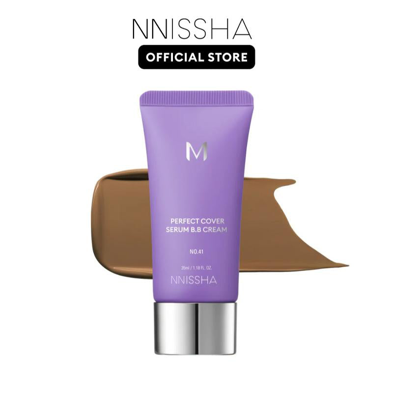 🔥Perfect Cover Serum BB Cream (35ml) - Bifida Ferment Lysate Serum-Infused BB Cream for Anti-Aging Skin Rejuvenation, Skin Tint, Tinted Moisturizer, Skin Care Foundation Makeup,Superfood Complex,Glass Skin CardiBB OGBB PurpleBB✨