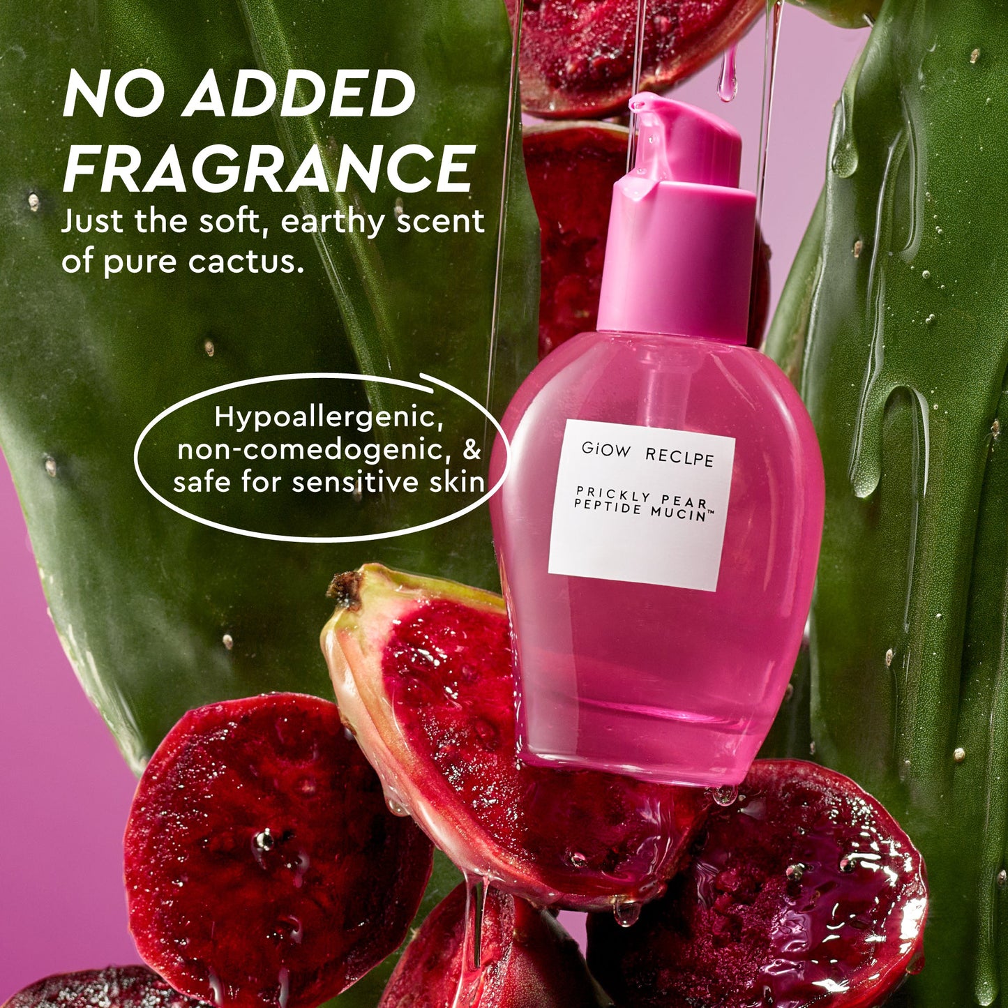 🔥Prickly Pear Peptide Mucin✨ This vegan “snail" mucin serum delivers visible bounce &amp; deep hydration with 81%cactus-derived mucin + bio-active peptides for supple, smooth, resilient skin.✨.
